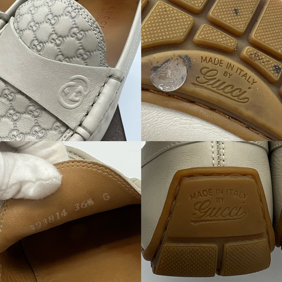 Authentic Gucci Guccissima ivory loafers - Picture 11 of 15